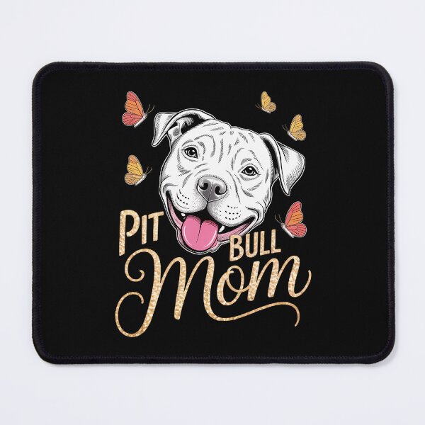 Item preview, Pitbull Mom Dog Lover Butterfly Cute designed and sold by Sunset4Bones.