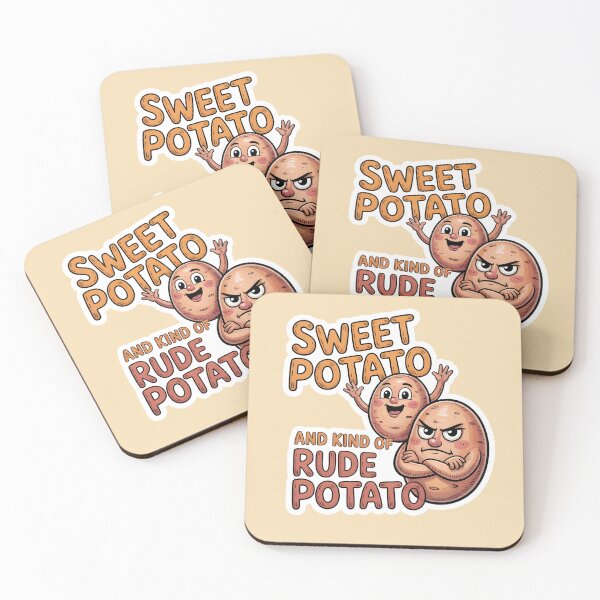 Item preview, Sweet Potato And Kind Of Rude Potato - Funny Thanksgiving Gift designed and sold by LovelyEvaDesign.