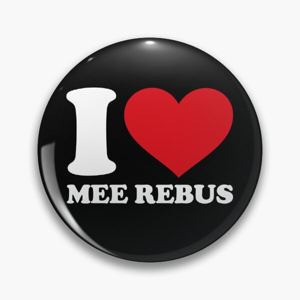 Item preview, I love Mee Rebus white text I ❤️ Malaysian Indonesian Noodle Soup Lovers Gift designed and sold by EmeraldeaArt.