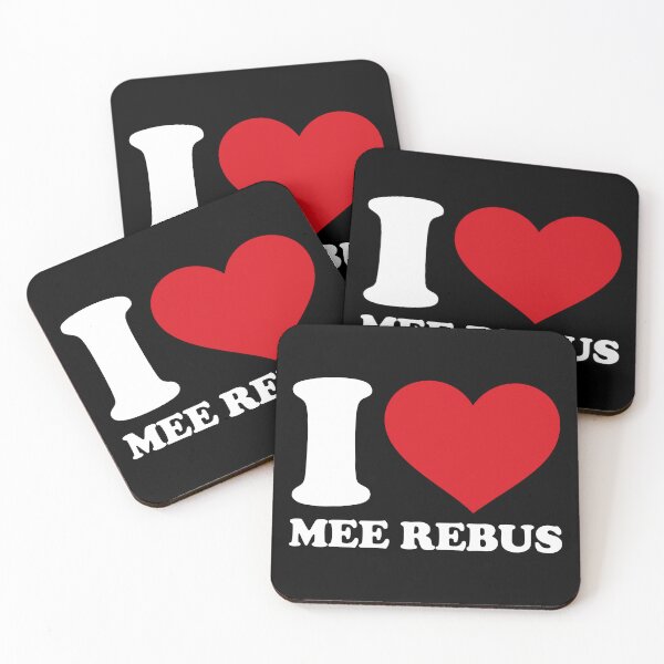 Item preview, I love Mee Rebus white text I ❤️ Malaysian Indonesian Noodle Soup Lovers Gift designed and sold by EmeraldeaArt.