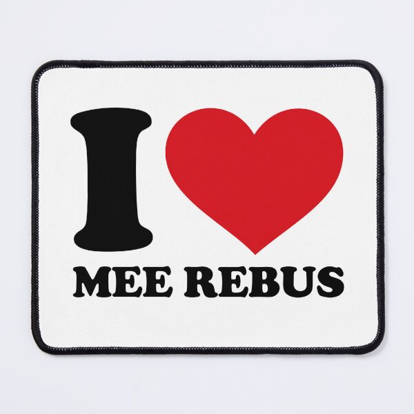 Item preview, I love Mee Rebus ❤️ Malaysian Indonesian Noodle Soup Lovers Gift designed and sold by EmeraldeaArt.