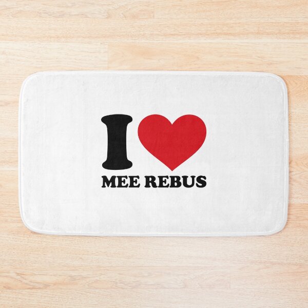 Item preview, I love Mee Rebus ❤️ Malaysian Indonesian Noodle Soup Lovers Gift designed and sold by EmeraldeaArt.