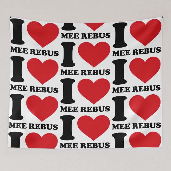 Item preview, I love Mee Rebus ❤️ Malaysian Indonesian Noodle Soup Lovers Gift designed and sold by EmeraldeaArt.