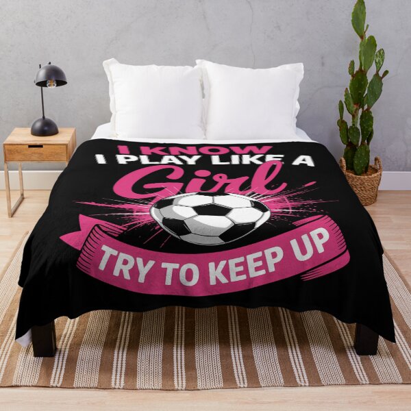 Item preview, I Know I Play Like A Girl - Soccer designed and sold by Sunset4Bones.