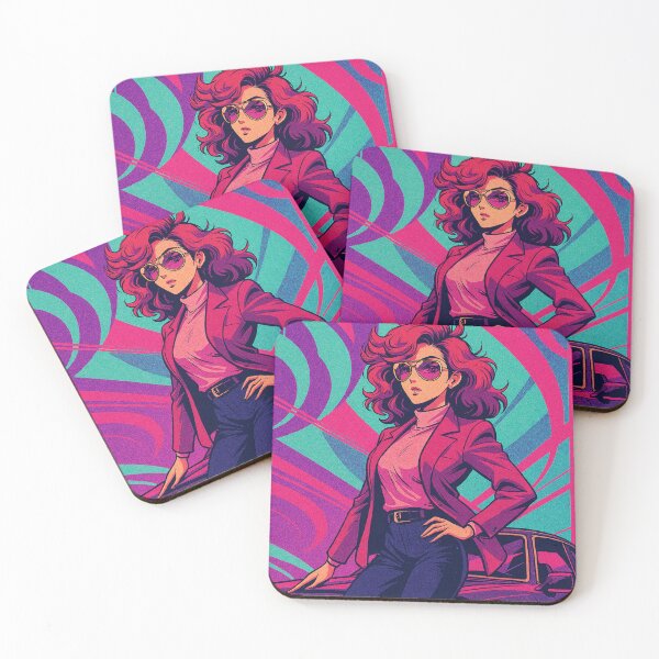 Item preview, 80s Glamour Girl: Retrowave Retro Pop designed and sold by JonelleTshirts.