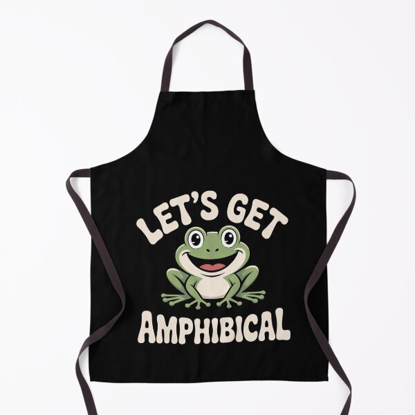 Item preview, Let's Get Amphibical Funny Frog Pun Cute Amphibian Joke designed and sold by elderberry.