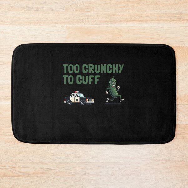 Item preview, Too Crunchy To Cuff Pickle Running From Police Meme designed and sold by elderberry.