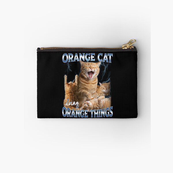 Item preview, Orange Cat Doing Orange Things Funny Meme Quirky Humor designed and sold by elderberry.