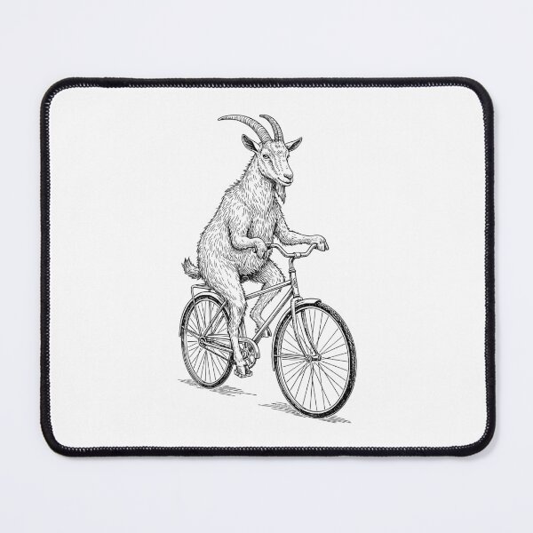 Item preview, Cycling Bicycle Goat Vintage Cyclist Funny Biker Animal designed and sold by GrandeDuc.