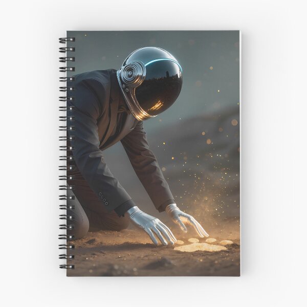 Item preview, Lucan Calder - Chrome Astronaut and the Golden Paw designed and sold by Artfully Entertained.