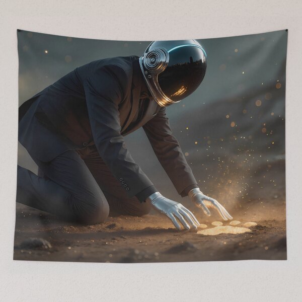 Item preview, Lucan Calder - Chrome Astronaut and the Golden Paw designed and sold by Artfully Entertained.