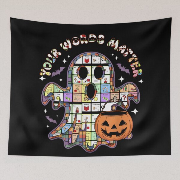 Item preview, Halloween Ghost Speech Therapy AAC My Words Matter Design designed and sold by DienesAngele.