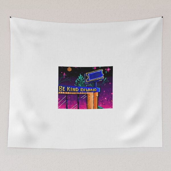 Item preview,  Be Kind Rewind Billboard Pixel Art designed and sold by FairesJones.