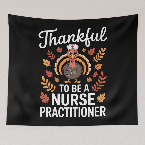 Item preview, Thankful to Be a Nurse Practitioner - NP Thanksgiving Turkey designed and sold by LeeEvans222.
