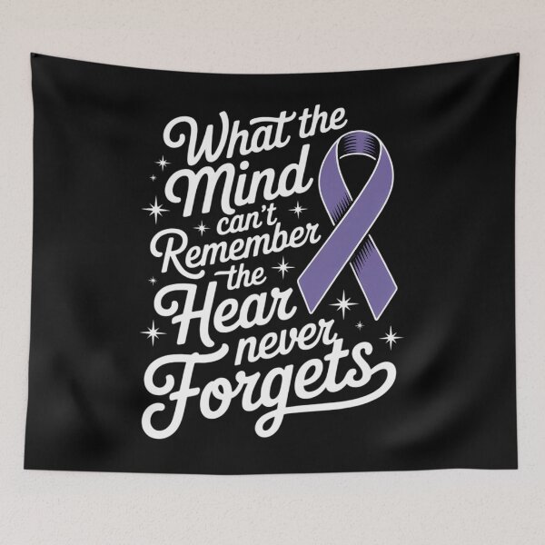 Item preview, Purple Ribbon Dementia Alzheimer's Awareness Month designed and sold by PunkNation-Arts.