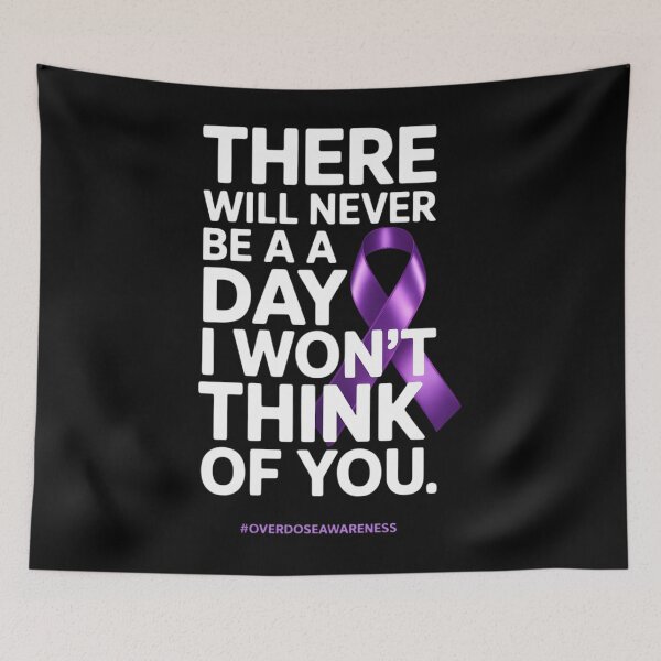 Item preview, Purple Ribbon. Overdose Awareness designed and sold by PunkNation-Arts.