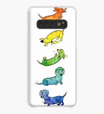 Watercolor Dachshunds Case/Skin for Samsung Galaxy