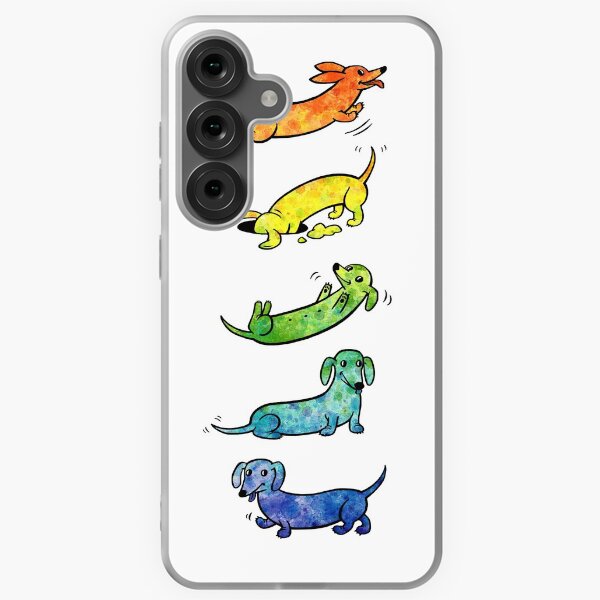 Vista previa del artículo con la obra «Dachshunds de acuarela», diseñado y vendido por Leslie Evans.
