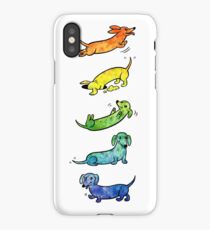 Watercolor Dachshunds iPhone Case