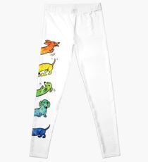 Aquarell Dackel Leggings