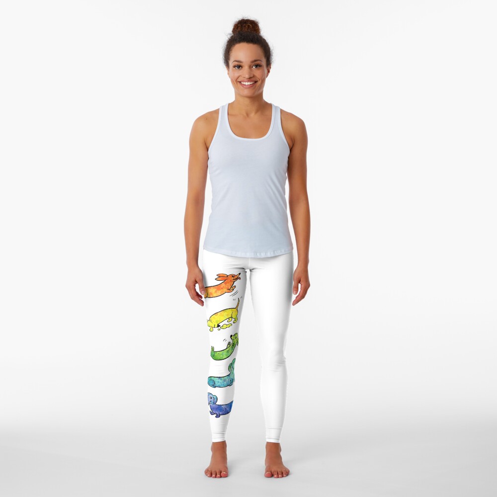 Watercolor Dachshunds Leggings