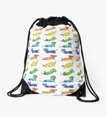 Mochila de cuerdas Dachshunds Acuarela