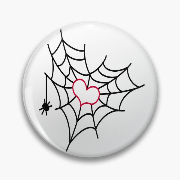Item preview, Heart Shaped Spider Web With Heart at the Centre  designed and sold by FestivityFinds.