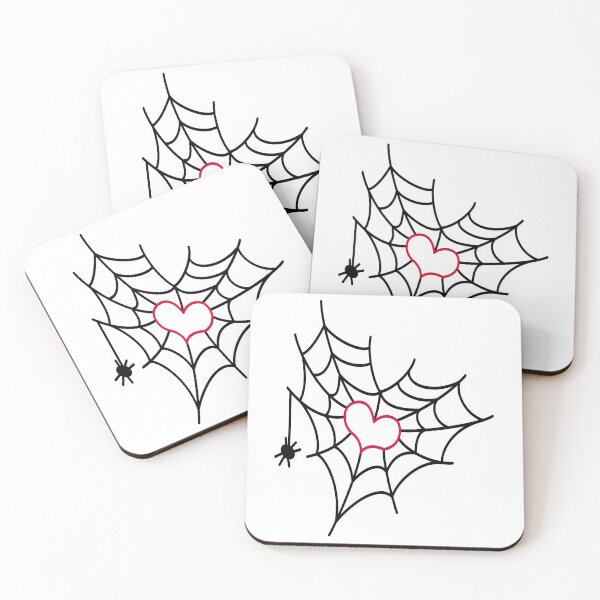 Item preview, Heart Shaped Spider Web With Heart at the Centre  designed and sold by FestivityFinds.