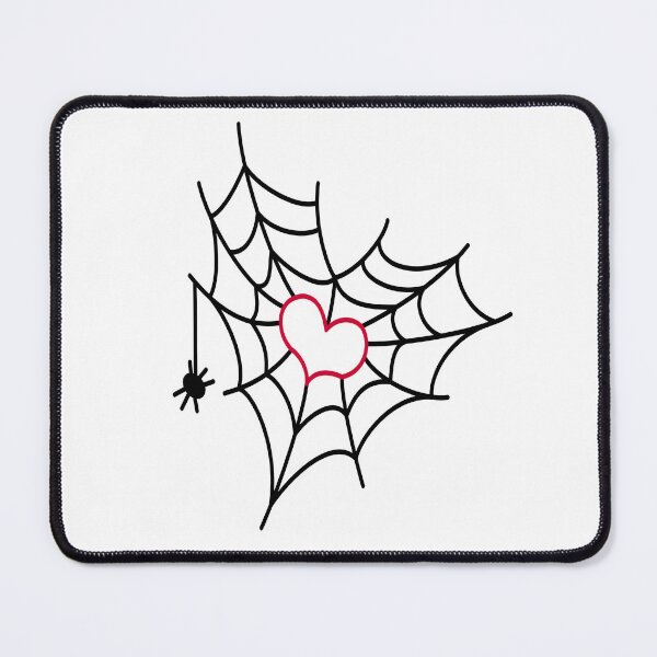 Item preview, Heart Shaped Spider Web With Heart at the Centre  designed and sold by FestivityFinds.