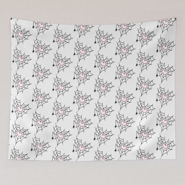 Item preview, Heart Shaped Spider Web With Heart at the Centre  designed and sold by FestivityFinds.