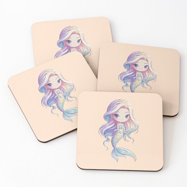 Item preview, Opal Chibi Mermaid designed and sold by ArgentoArt.