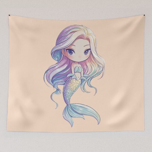 Item preview, Opal Chibi Mermaid designed and sold by ArgentoArt.
