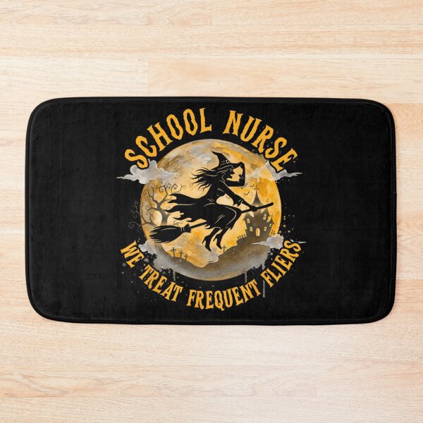 Item preview, Funny School Nurse We Treat Frequent Fliers Halloween Witch designed and sold by Daisy Grimes.