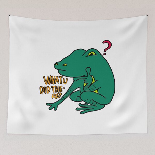 Item preview, Frog Ask A Question designed and sold by JEFDodsonArt.