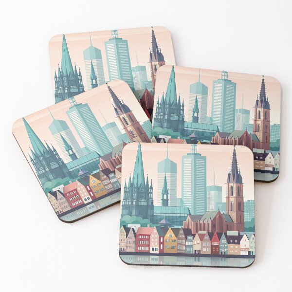 Item preview,  Minimalist skyline of Cologne designed and sold by paulrommer.