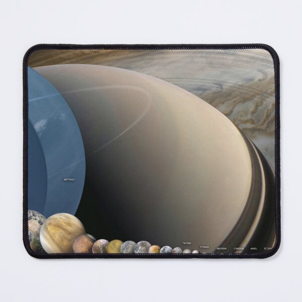 Item preview, Solar System Objects to Scale! designed and sold by Pablo Carlos Budassi.