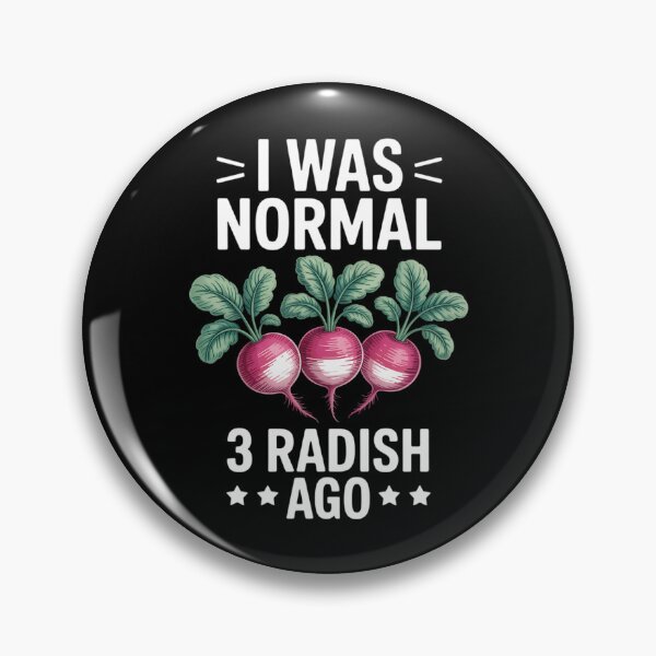 Item preview, Radishes Vegetarian Radish Lover I Was Normal Radish designed and sold by PunkNation-Arts.