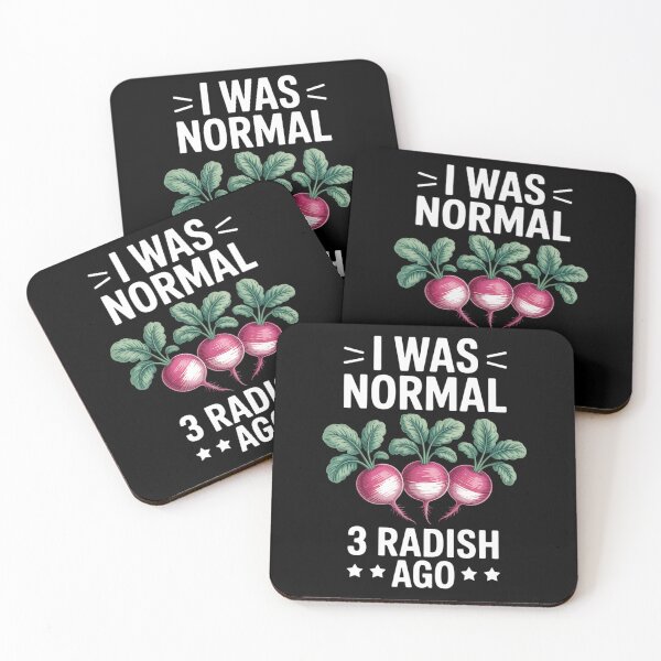 Item preview, Radishes Vegetarian Radish Lover I Was Normal Radish designed and sold by PunkNation-Arts.