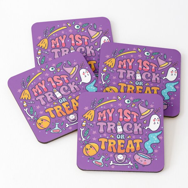 Item preview, My 1st Trick or Treat – Cute Pastel Halloween Baby Design designed and sold by chillaxcats.