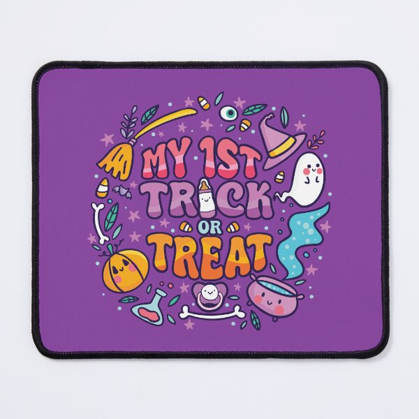Item preview, My 1st Trick or Treat – Cute Pastel Halloween Baby Design designed and sold by chillaxcats.