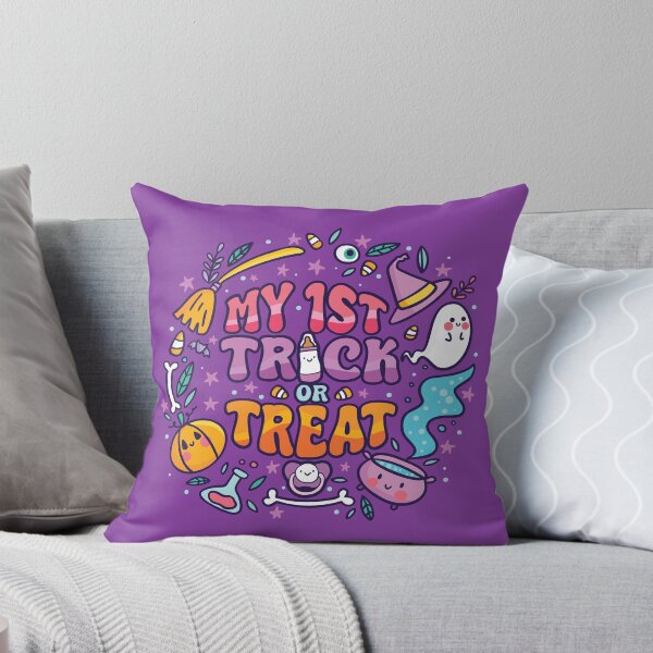 Item preview, My 1st Trick or Treat – Cute Pastel Halloween Baby Design designed and sold by chillaxcats.