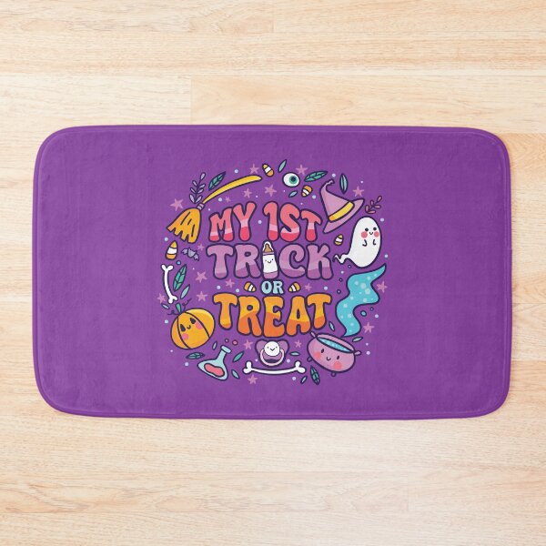 Item preview, My 1st Trick or Treat – Cute Pastel Halloween Baby Design designed and sold by chillaxcats.