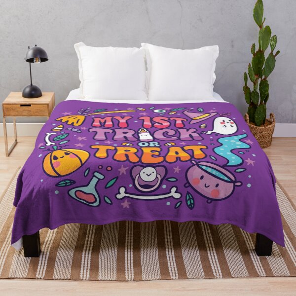 Item preview, My 1st Trick or Treat – Cute Pastel Halloween Baby Design designed and sold by chillaxcats.