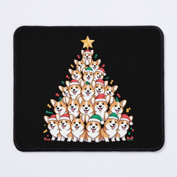 Item preview, Corgi Christmas Tree Dog Santa Merry Corgmas Xmas designed and sold by brynatshop.