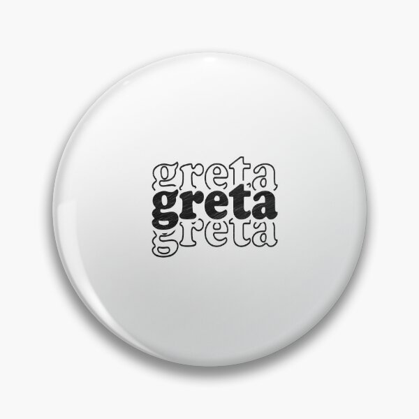 Aperçu de l'œuvre Prénom Greta personnalisé créée et vendue par Oussinc.
