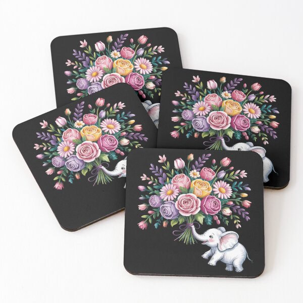 Item preview, Elephant I Will Remember For You purple Sunflower Alzheimer designed and sold by TrinaEspinoza.