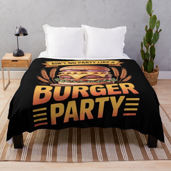 Item preview, Aint no Party like a Burger Party Burger designed and sold by PunkNation-Arts.