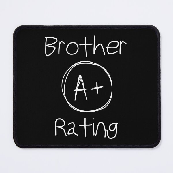 Item preview, Brother A+ Rating Shirt, Funny Brother Shirt designed and sold by Sleepy Cat Design.