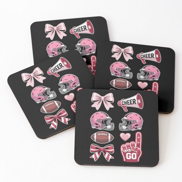 Item preview, Alabama Coquette Bow Cheer Football designed and sold by PunkNation-Arts.