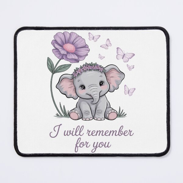 Item preview, Elephant I Will Remember For You Sunflower Alzheimer designed and sold by TrinaEspinoza.